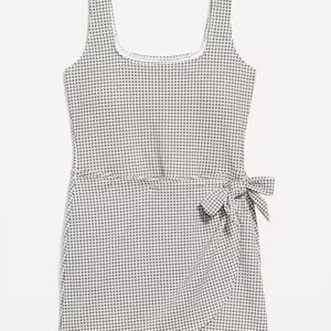 Old Navy swim side tie swim dress pique size large NWT